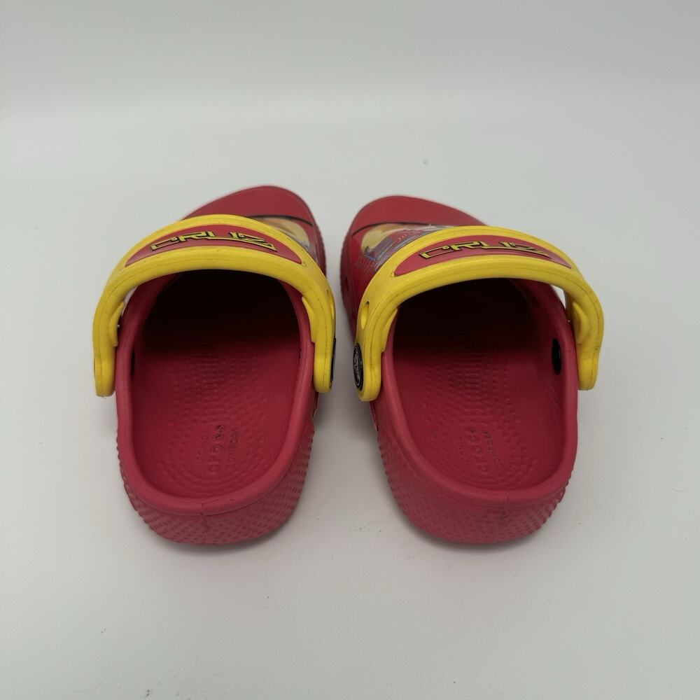 Disney Pixar Cruz Light-Up Crocs Clog Kids Size 5 C Pink Lights Work - Picture 4 of 7